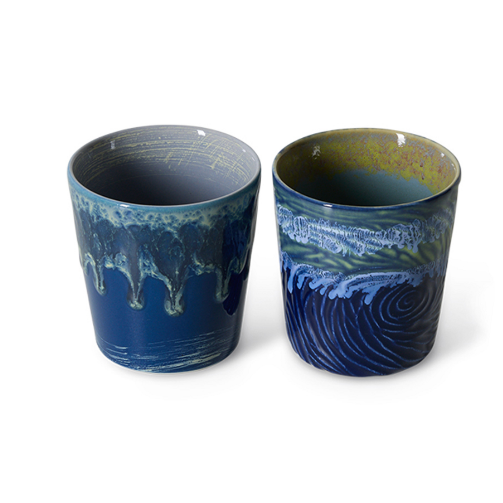 HKLIVING HKLIVING - Koffie mok set van 2 van Gogh starry night kst2003