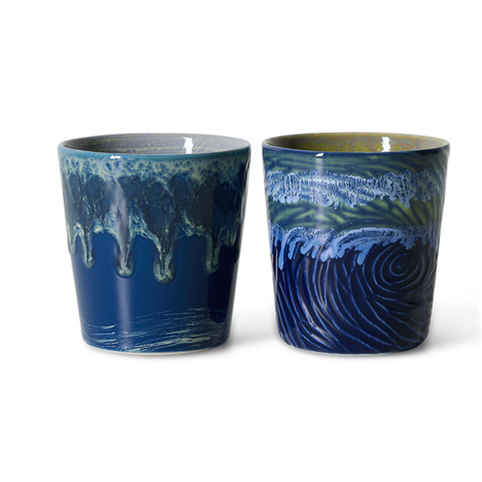 HKLIVING HKLIVING - Koffie mok set van 2 van Gogh starry night kst2003