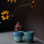 HKLIVING HKLIVING - Koffie mok van Gogh set van 2 zelf portret kst2002