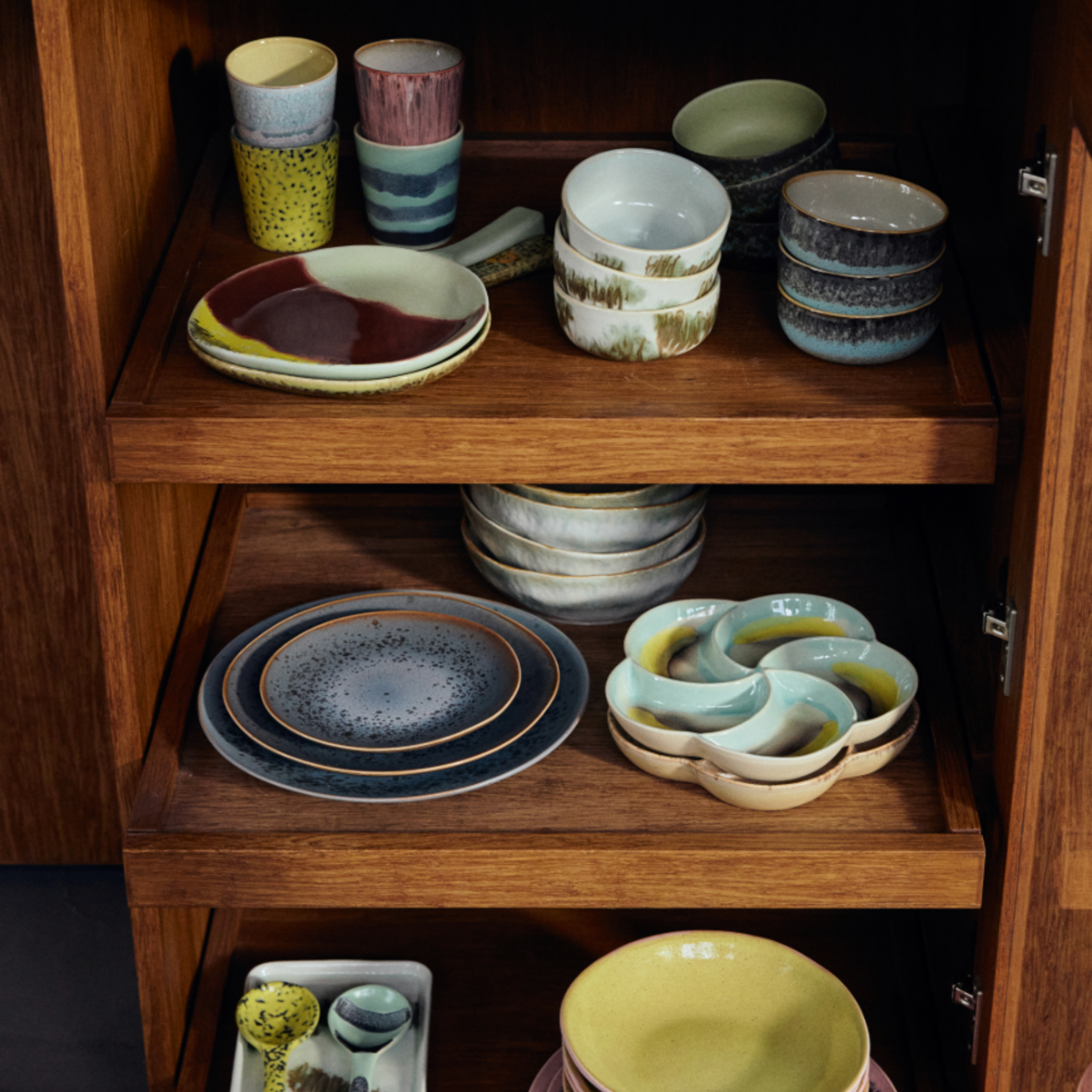 HKLIVING HKLIVING - 70's Taartplateau tide KST0227