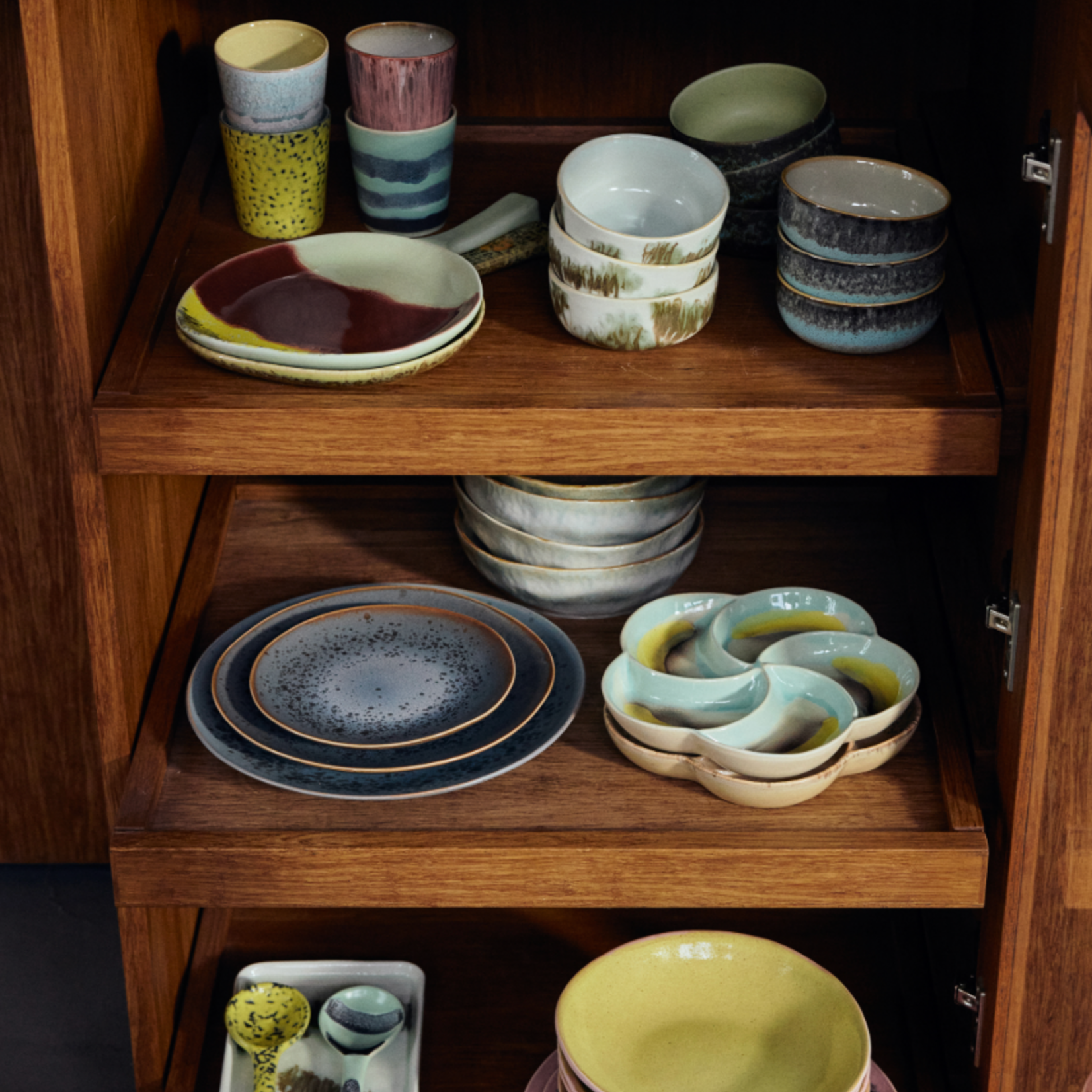 HKLIVING HKLIVING - 70's Serveerlepels Mines  KST0221 (set van 2)