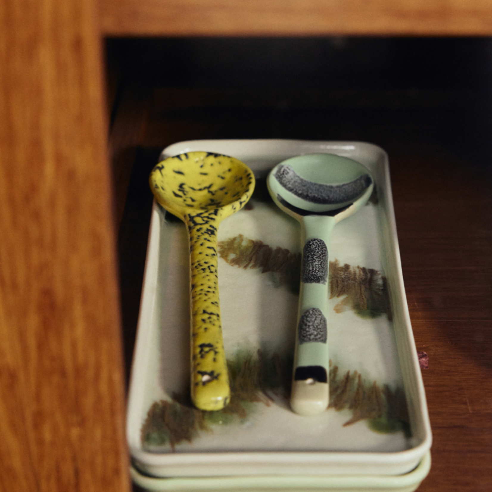 HKLIVING HKLIVING - 70's Serveerlepels Mines  KST0221 (set van 2)