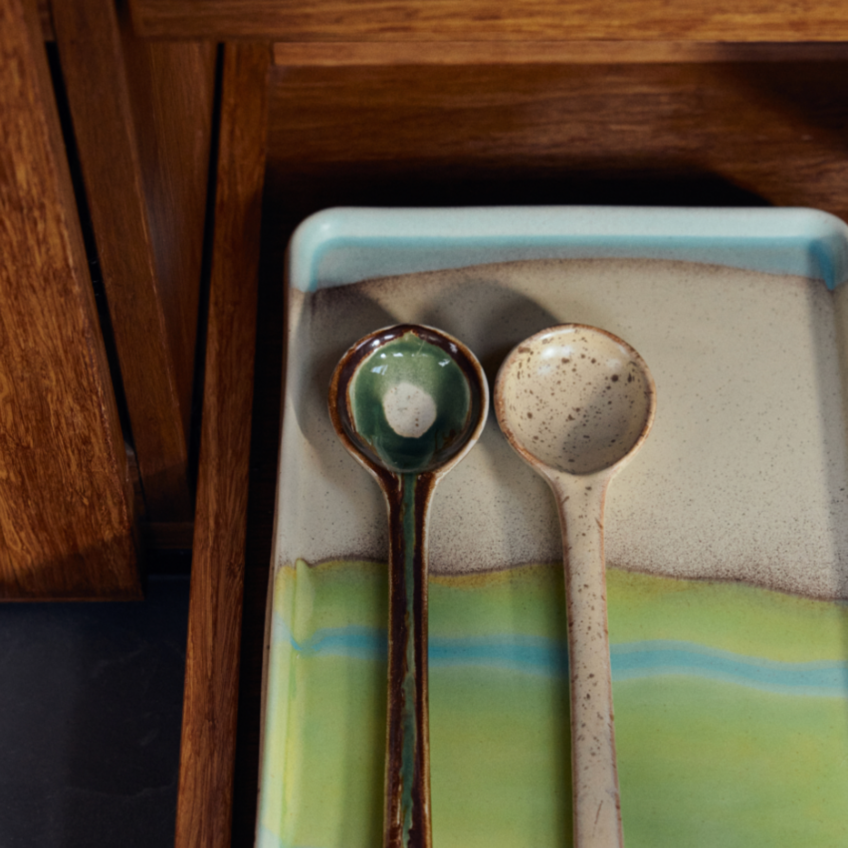 HKLIVING HKLIVING -  Groot dienblad 70s ceramics Glint KST0229