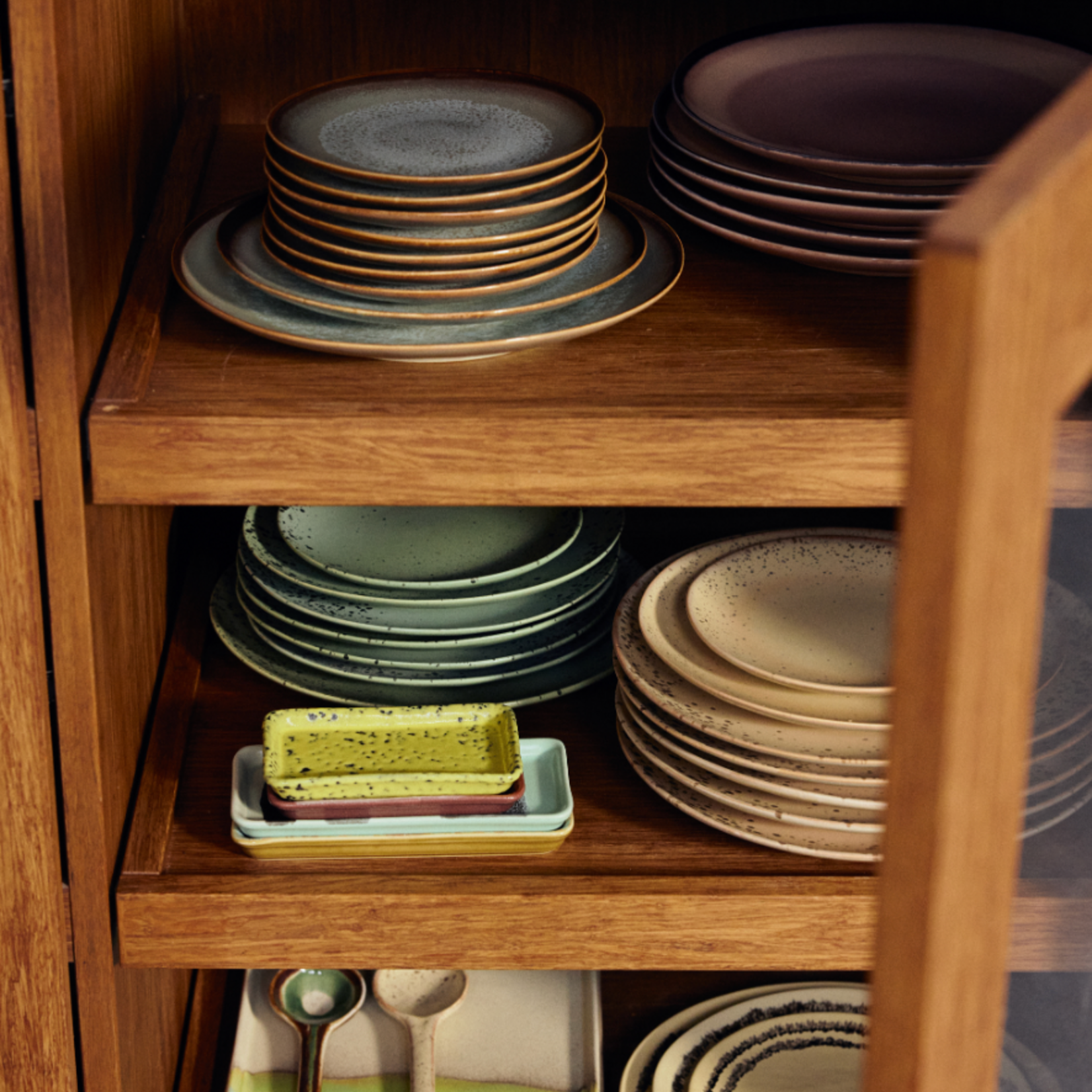 HKLIVING HKLIVING -  Groot dienblad 70s ceramics Glint KST0229