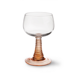 HKLIVING HKLIVING -  Swirl wine glass high nude AGL4429