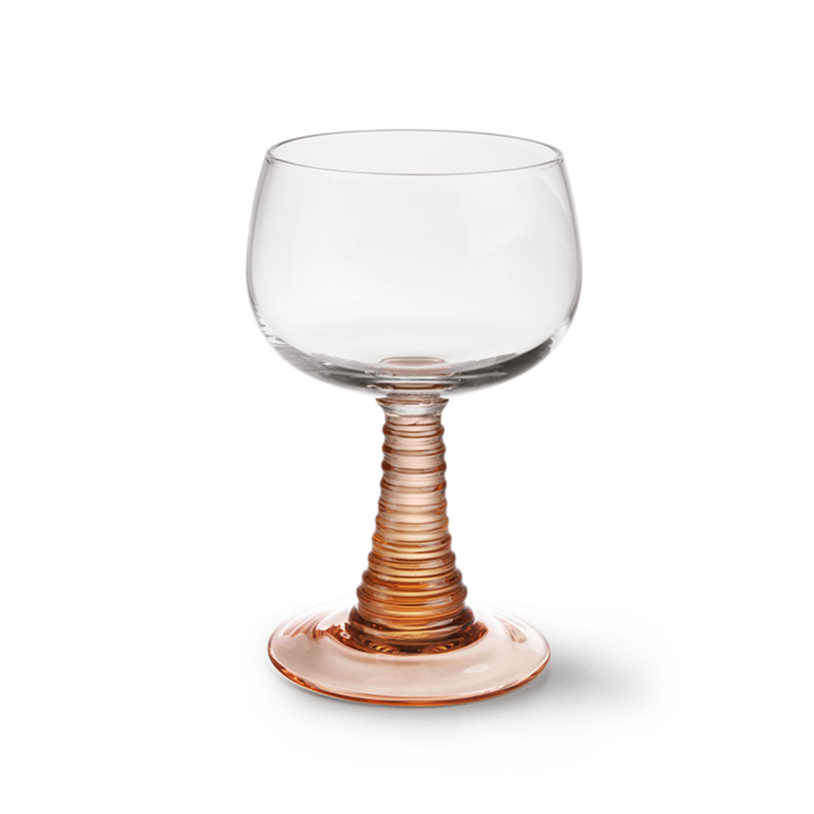 HKLIVING HKLIVING -  Swirl wine glass high nude AGL4429
