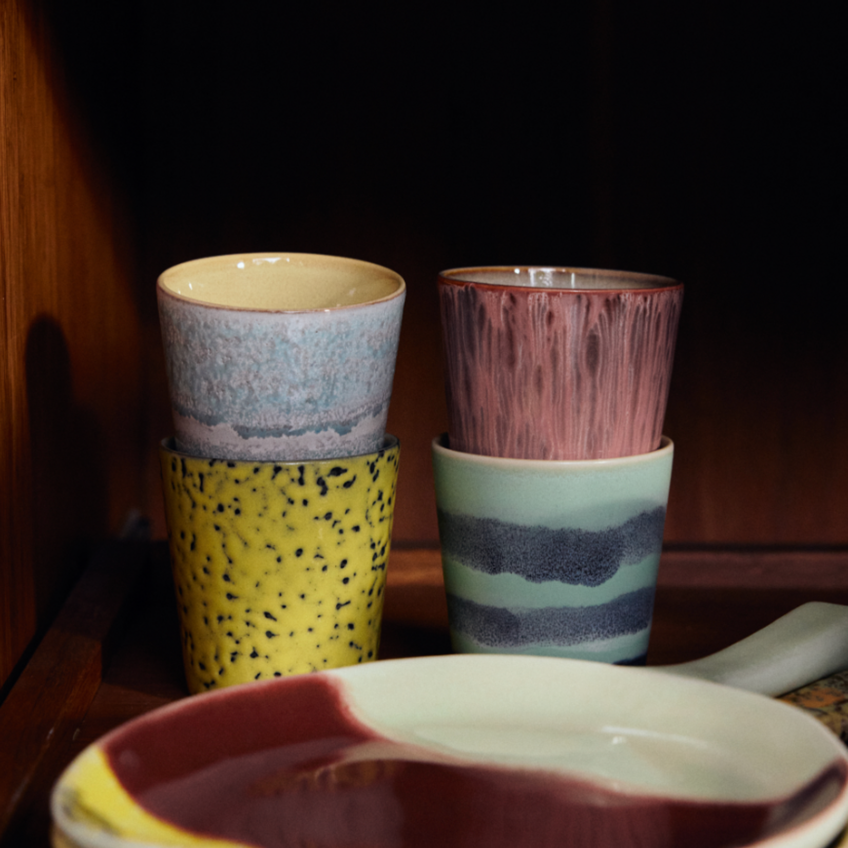 HKLIVING HKLIVING - 70's Koffie mok river KST0237