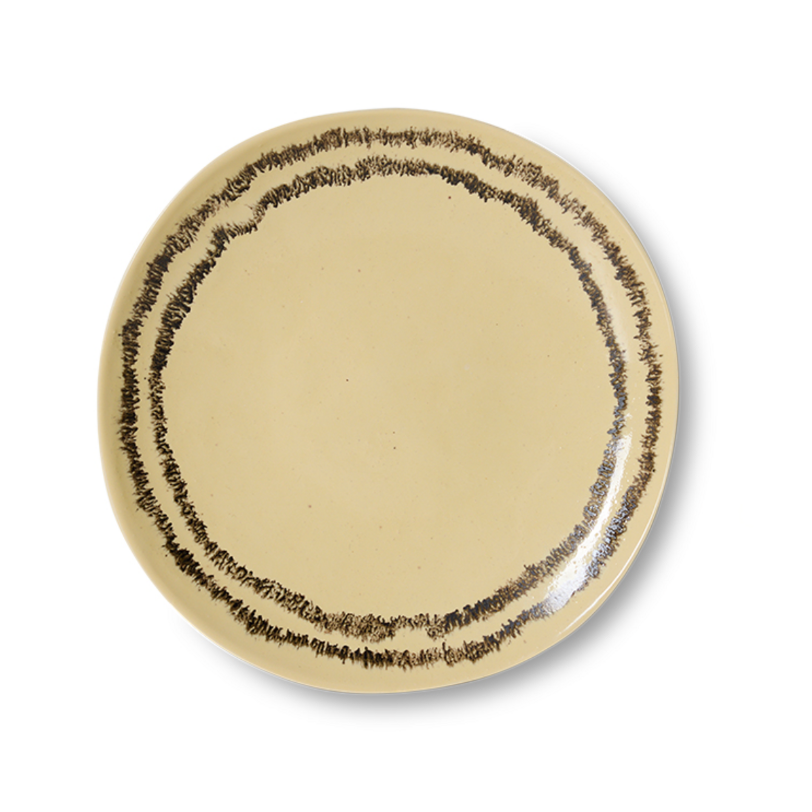 HKLIVING HKLIVING - 70's Ontbijt bord vanille KST0212