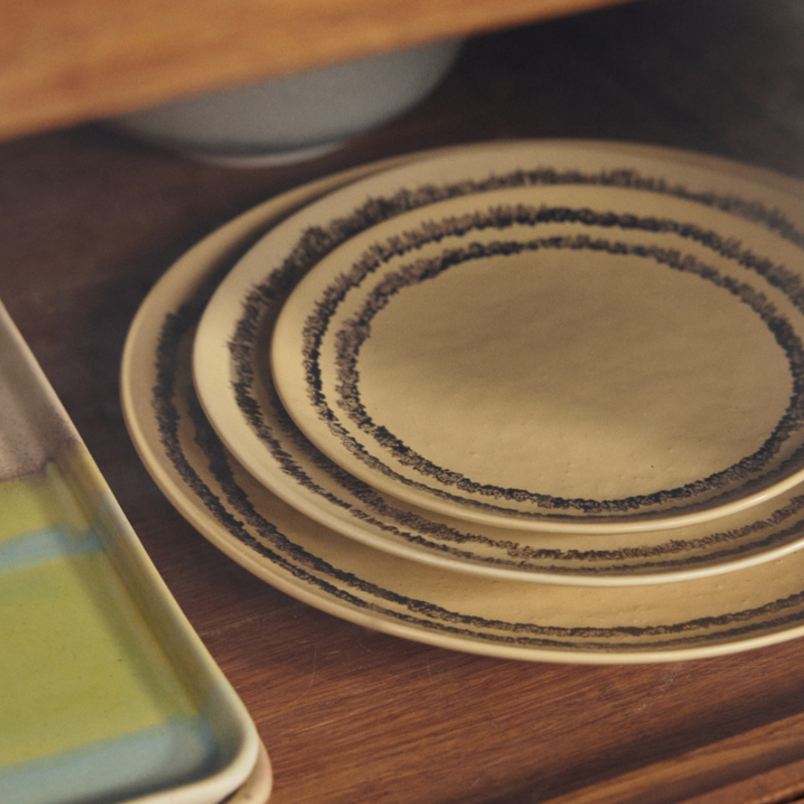 HKLIVING HKLIVING - 70's Ontbijt bord vanille KST0212