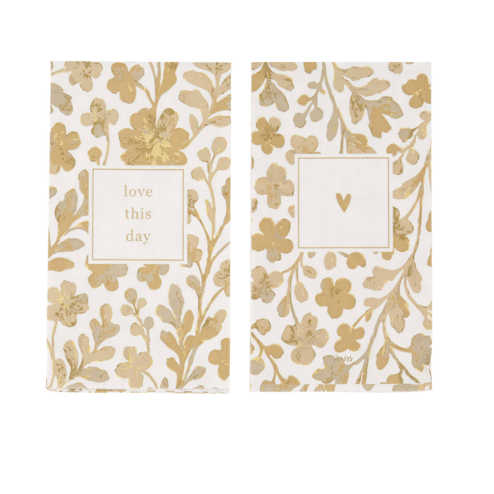 ZUSSS ZUSSS - Servetten rechthoek hartje love this day