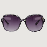 ZUSSS ZUSSS - Zonnebril groot met panter patroon incl koker