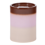 WOOOD EXCLUSIVE WOOOD - Ollo decoratieve bijzettafel Ø35X44cm keramiek roze/bruin