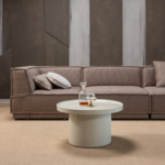 WOOOD EXCLUSIVE WOOOD - Veluna bijzettafel 40X70cm hout hoogglans zand