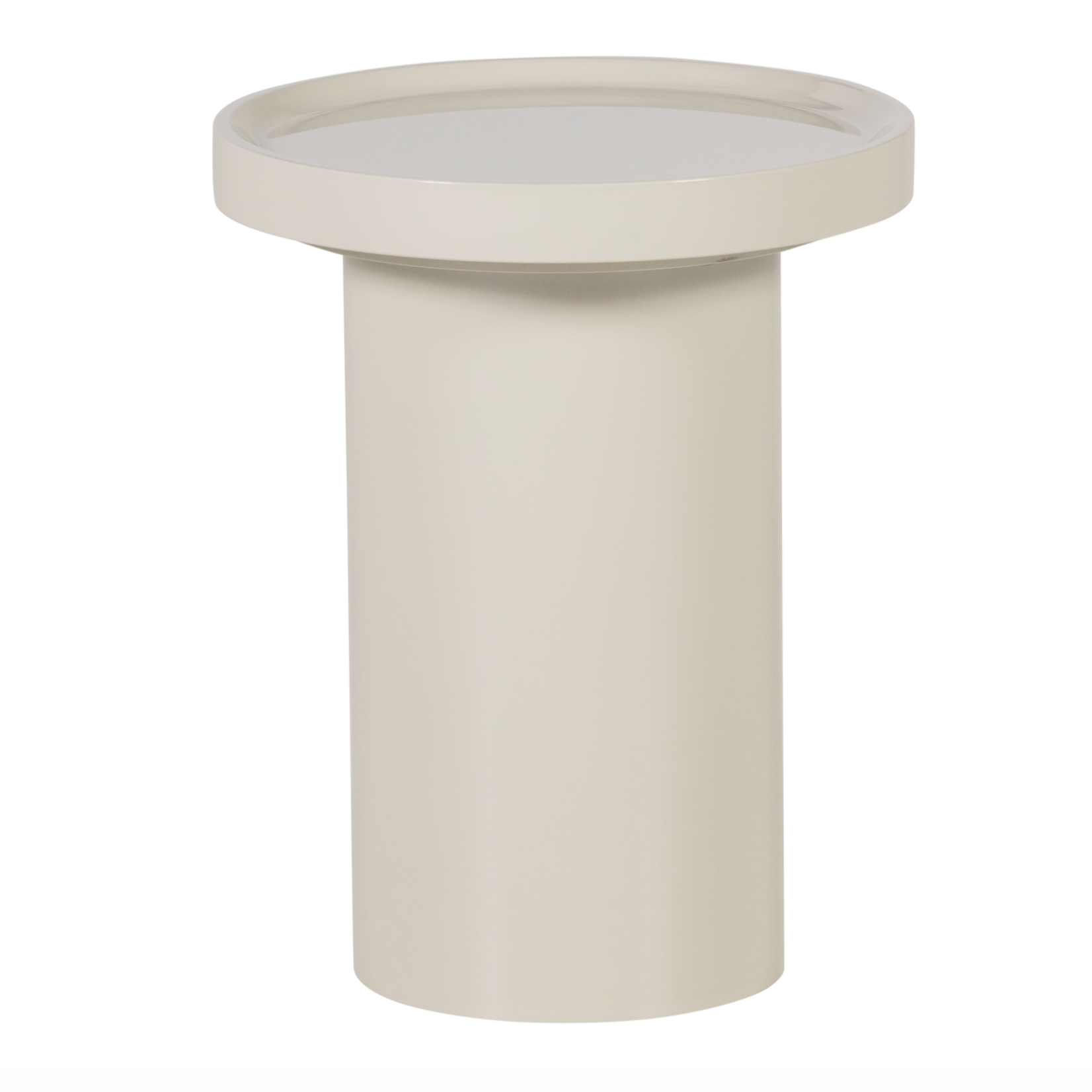 WOOOD EXCLUSIVE WOOOD - Veluna bijzettafel 51X40cm hout hoogglans zand