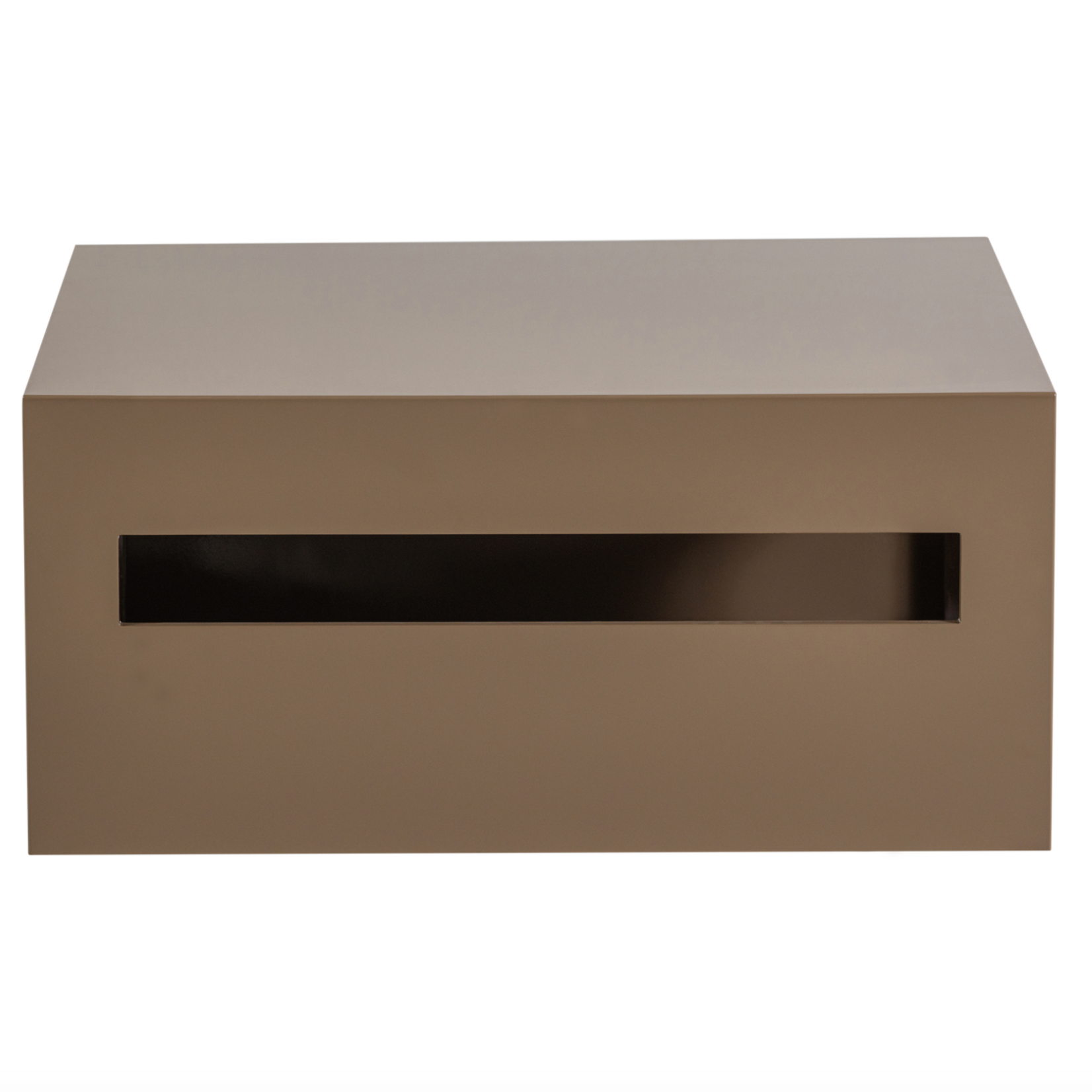VTWONEN VTWONEN - Salontafel Modern MDF hout hoogglans zand H40xB88xD88 cm
