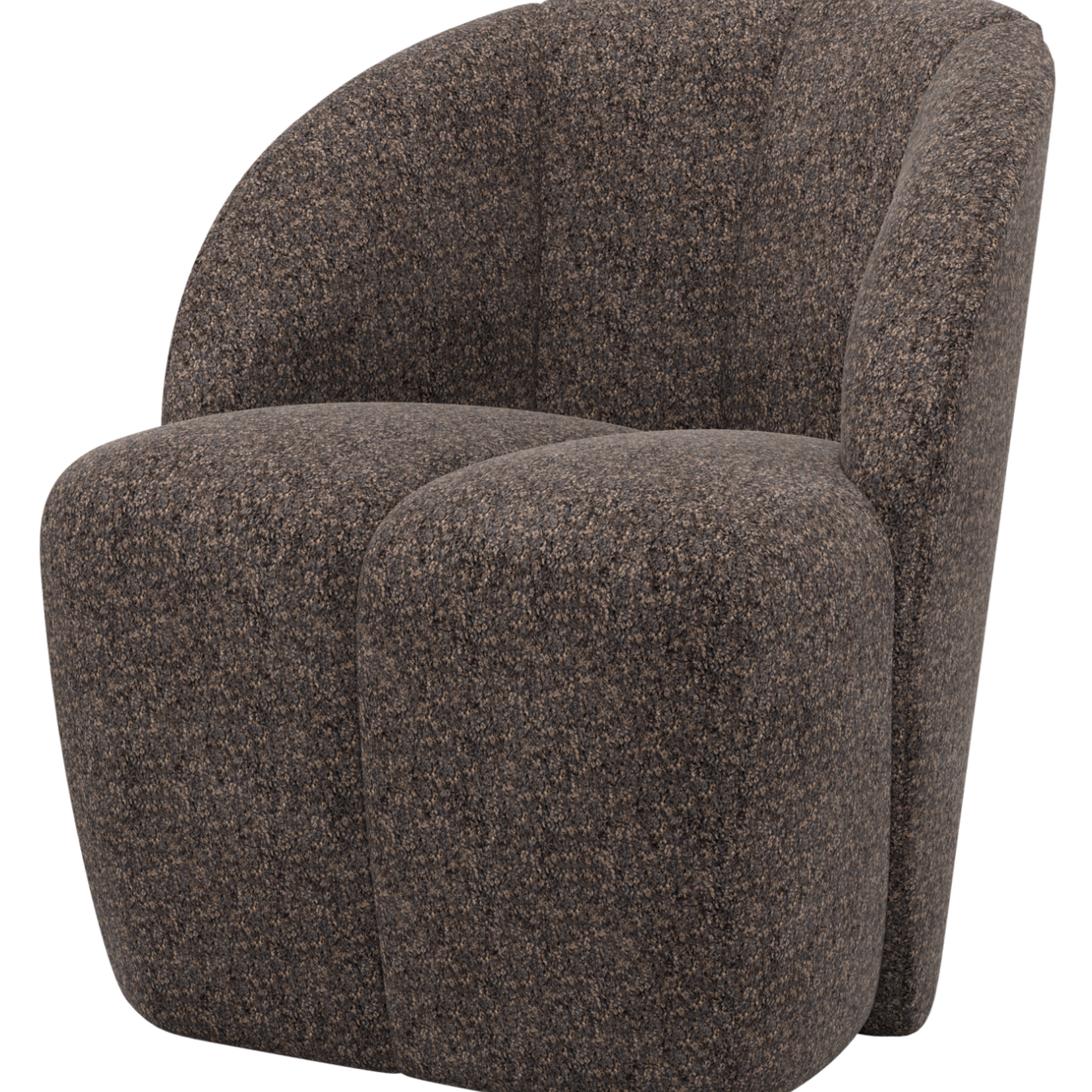 WOOOD EXCLUSIVE MOJO - Draaifauteuil wollig bruin
