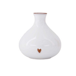 ZUSSS ZUSSS - Vaasje terracotta hartje White