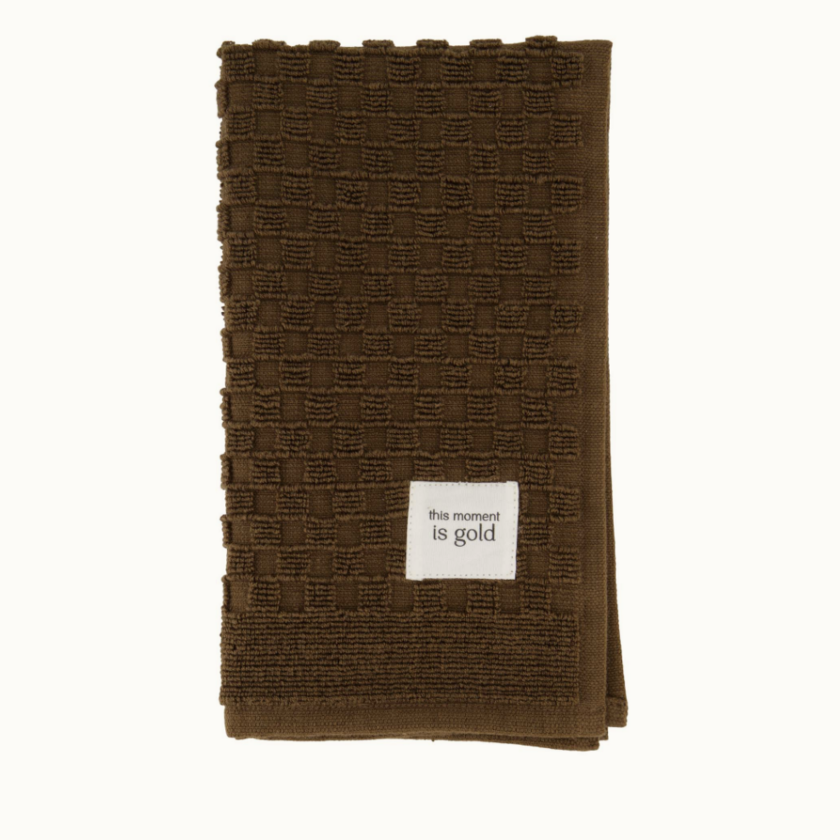 ZUSSS ZUSSS - Gastendoekje this moment is gold brown