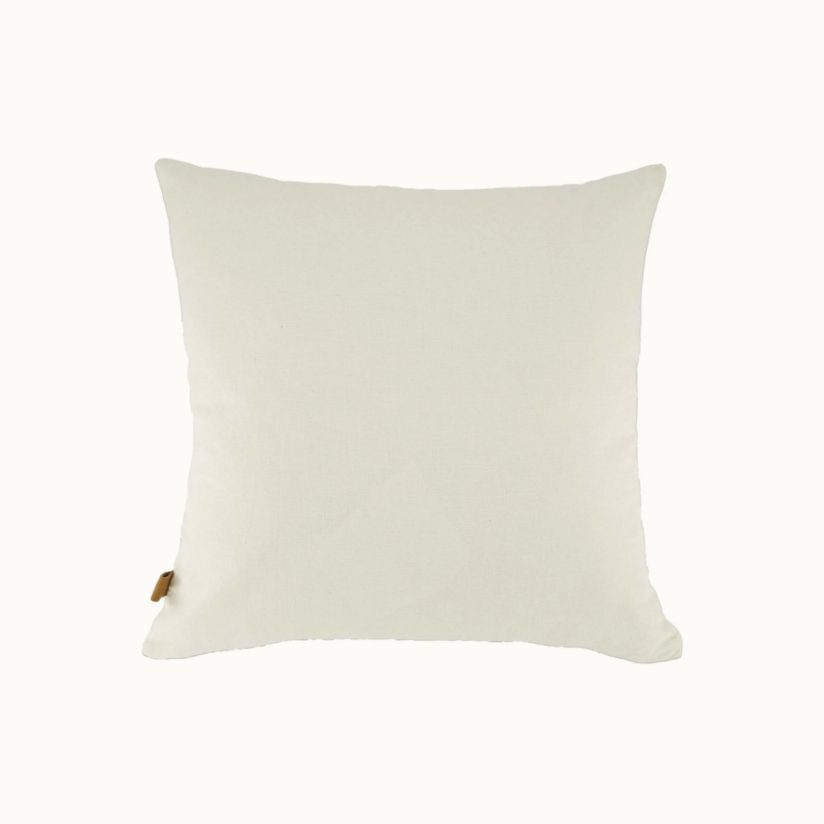 ZUSSS ZUSSS - Kussen hartjes 45x45cm wit/oker