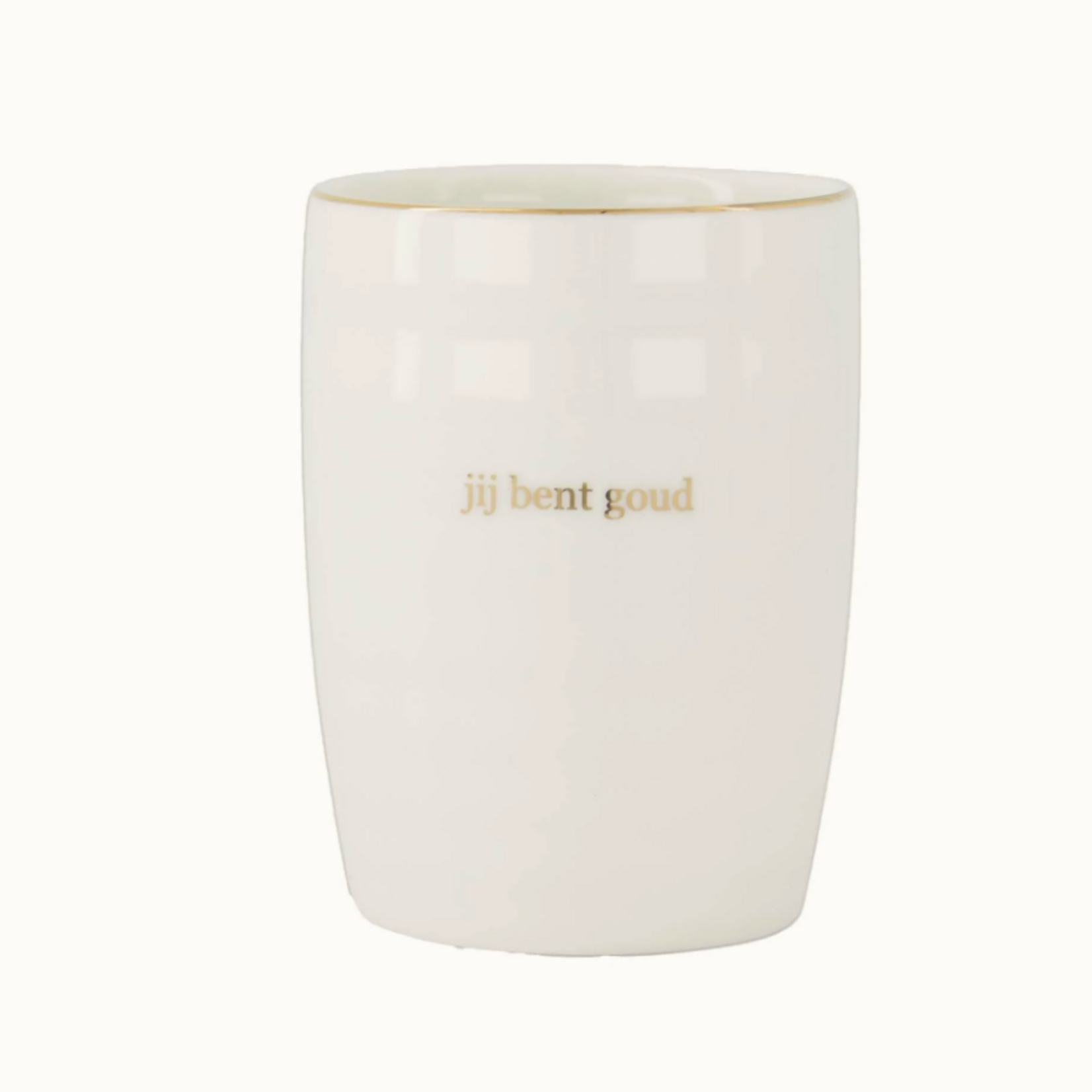 ZUSSS ZUSSS - Koﬃemok jij bent goud wit/goud