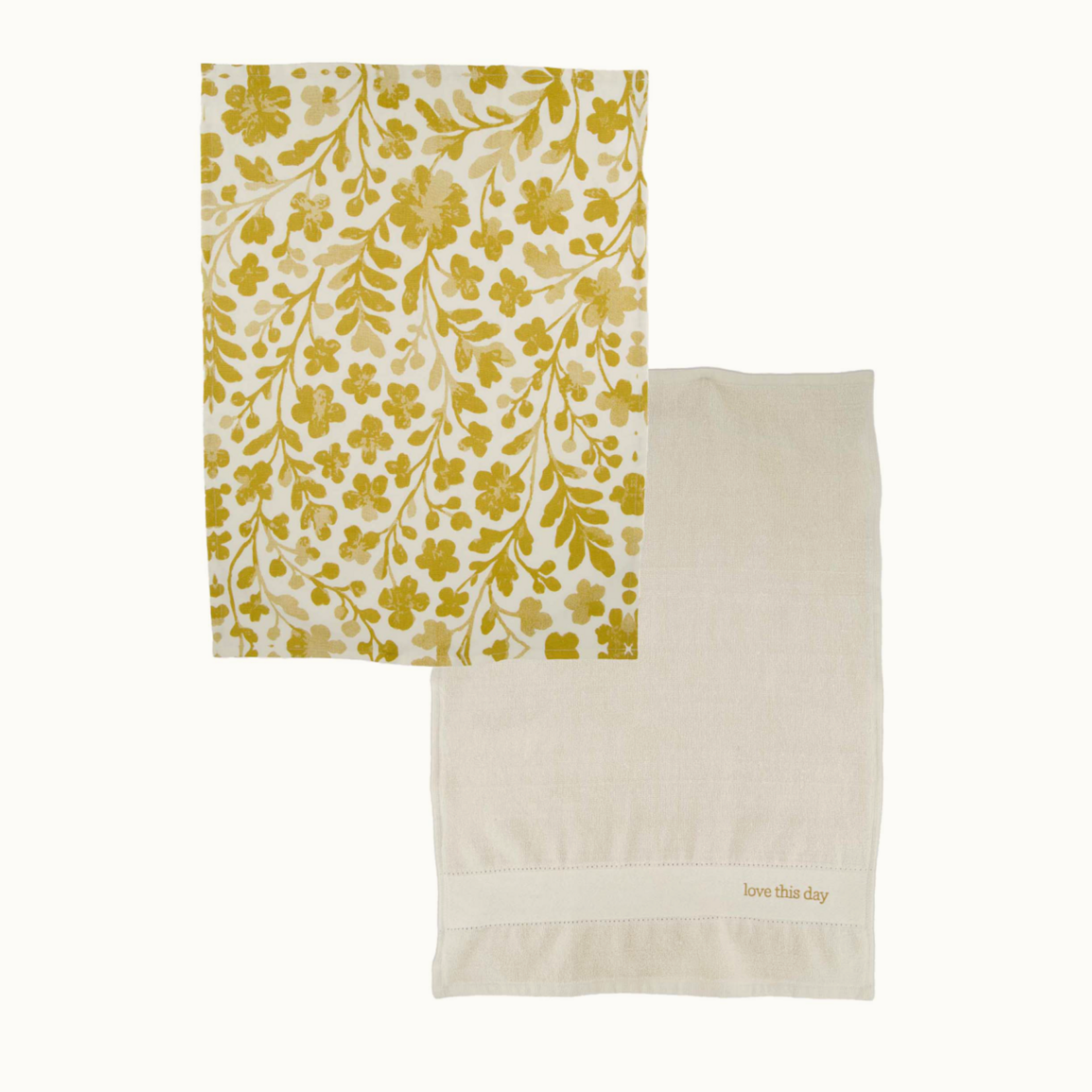 ZUSSS ZUSSS - Keukenset love this day bloemen wit/goud