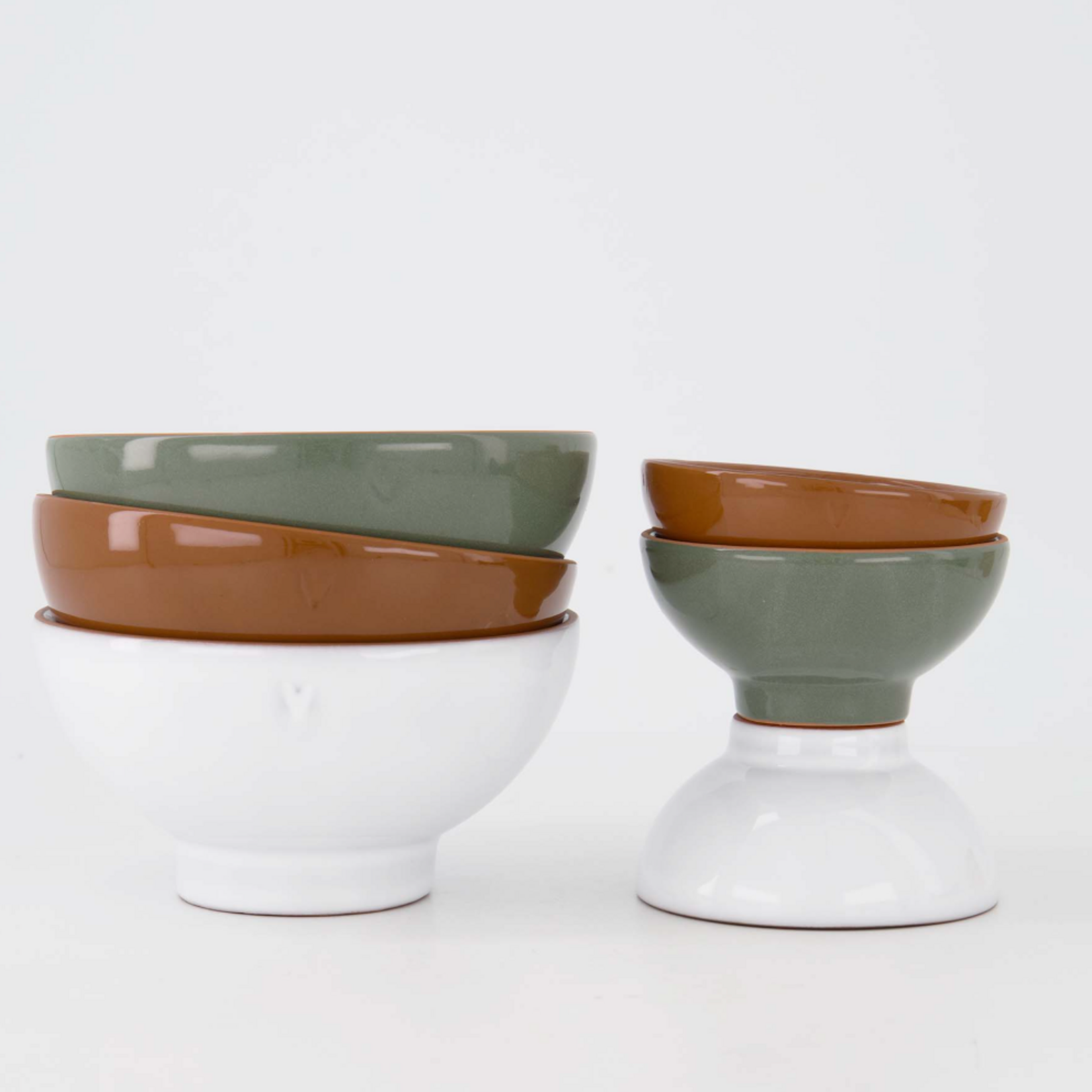 ZUSSS ZUSSS - Schaaltje terracotta hartje Dark green