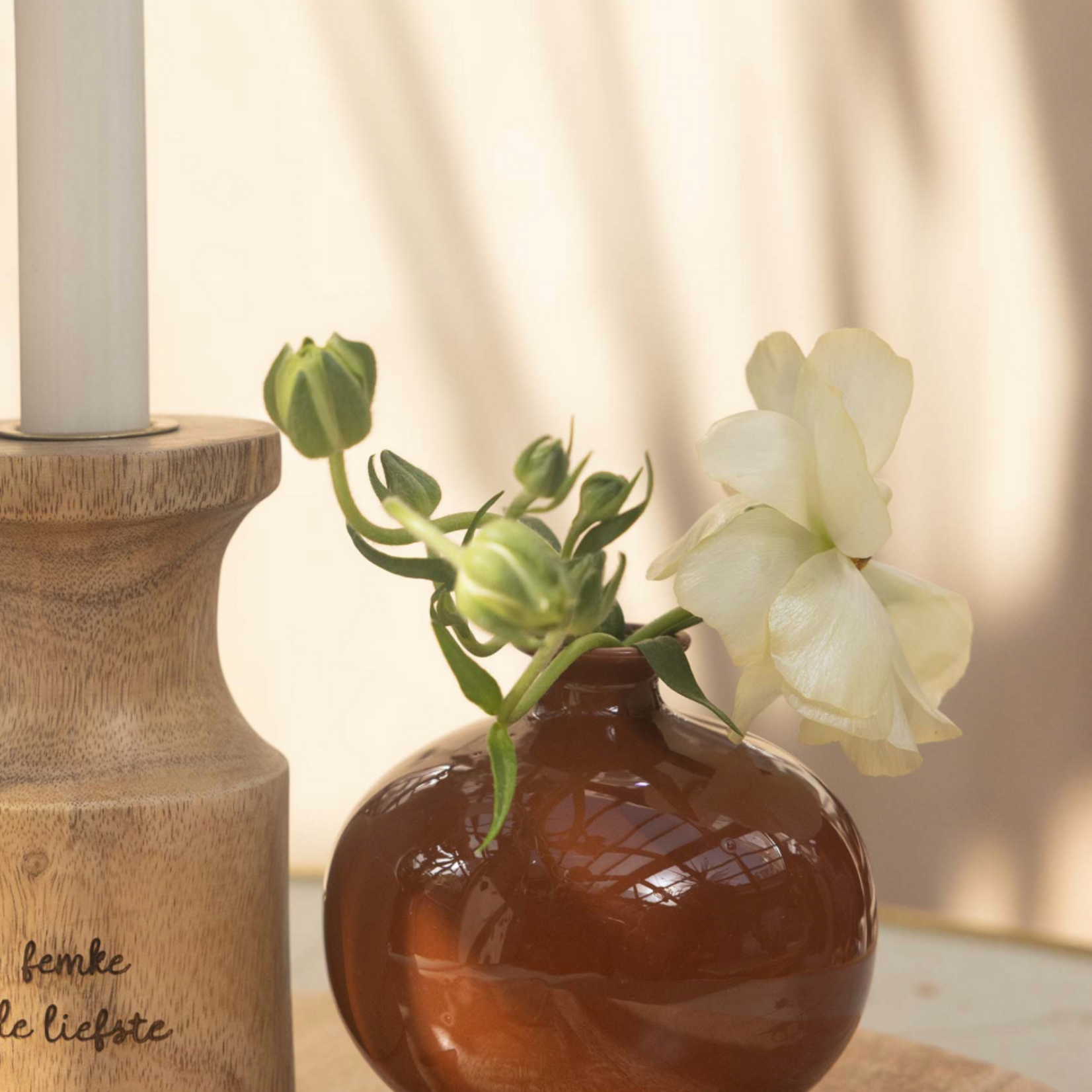 ZUSSS ZUSSS - Vaasje terracotta hartje Terra