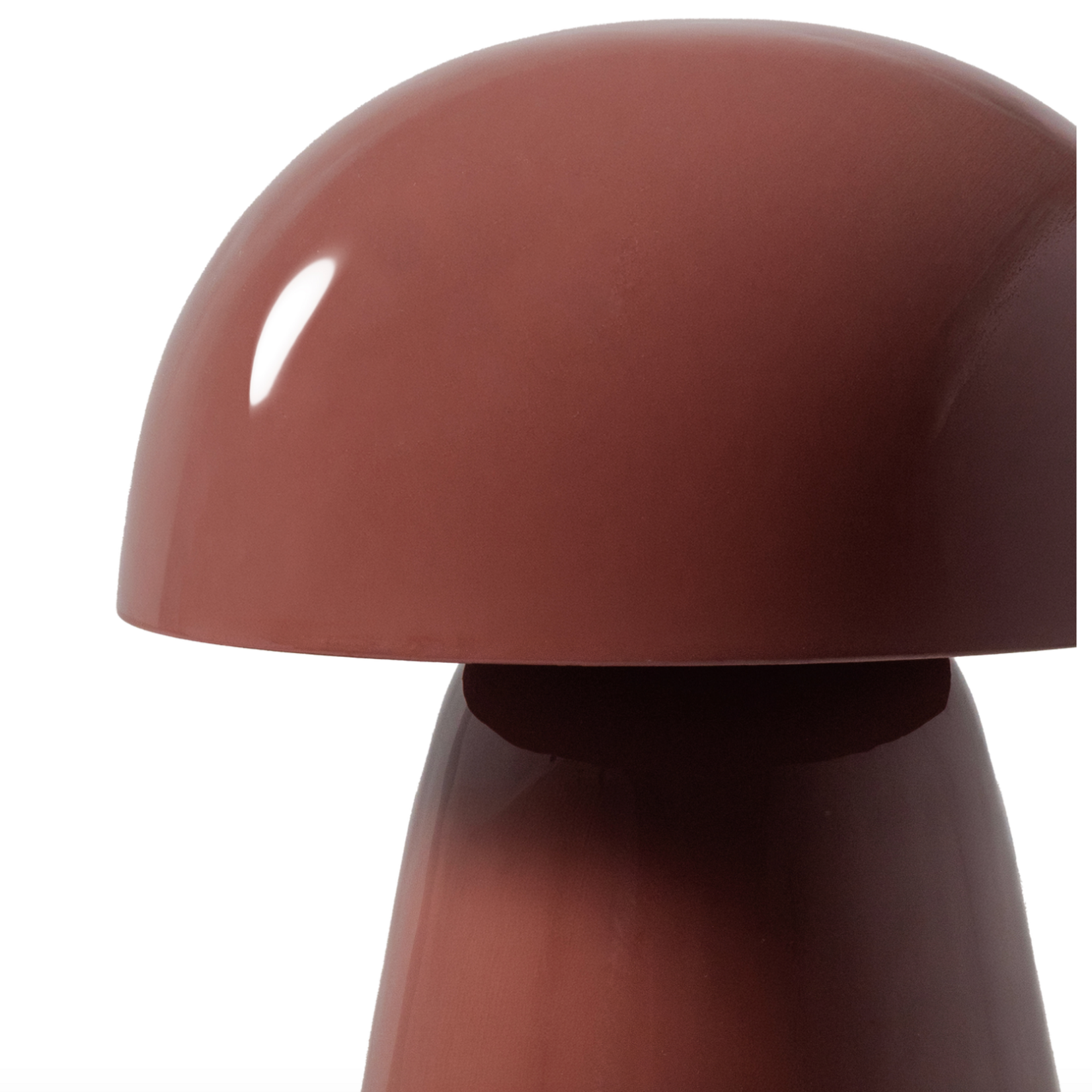 WOOOD EXCLUSIVE WOOOD - Tafellamp Lumor metaal hoogglans rood
