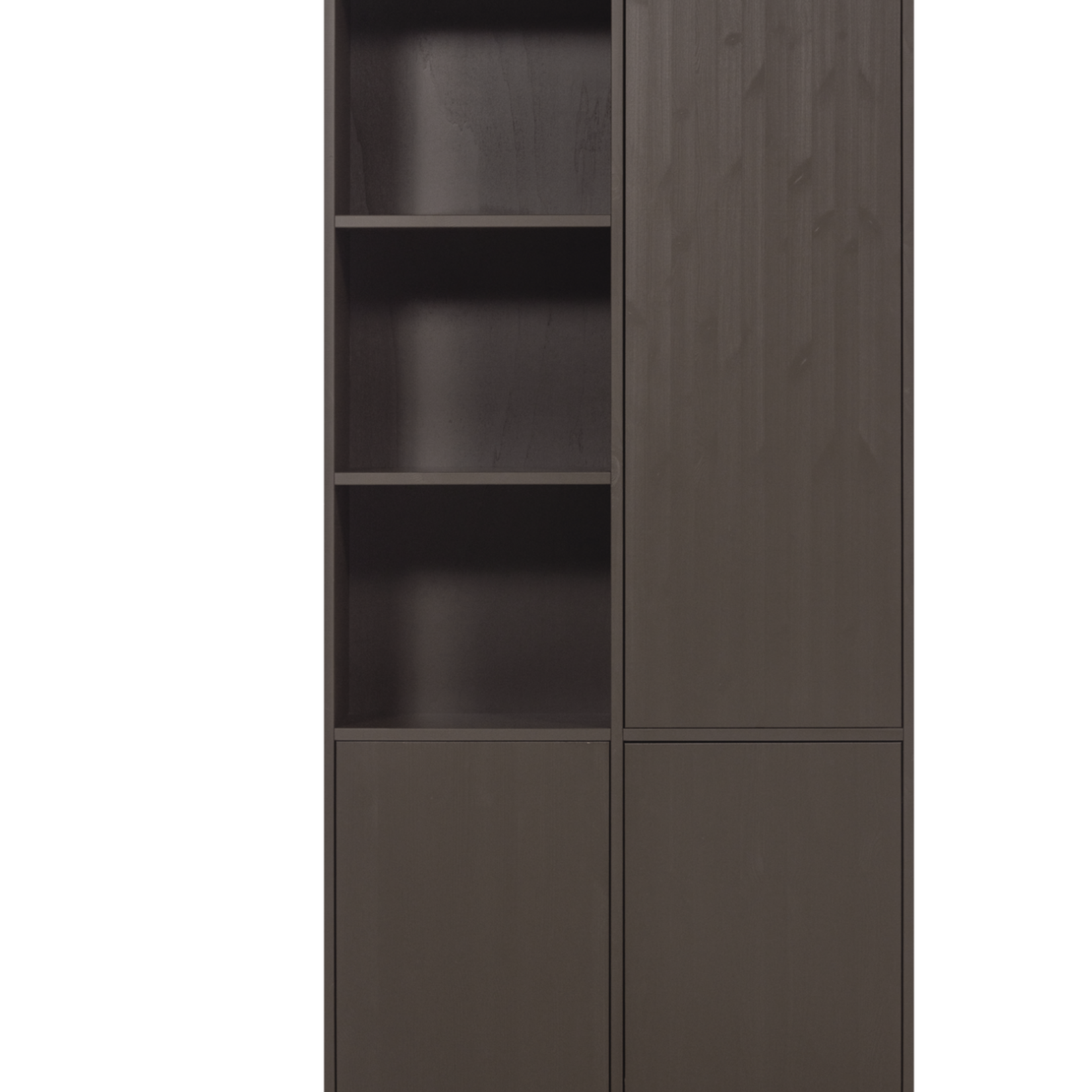 WOOOD EXCLUSIVE WOOOD - Opbergkast Meggy rechts 108cm grenen middenbruin [fsc]
