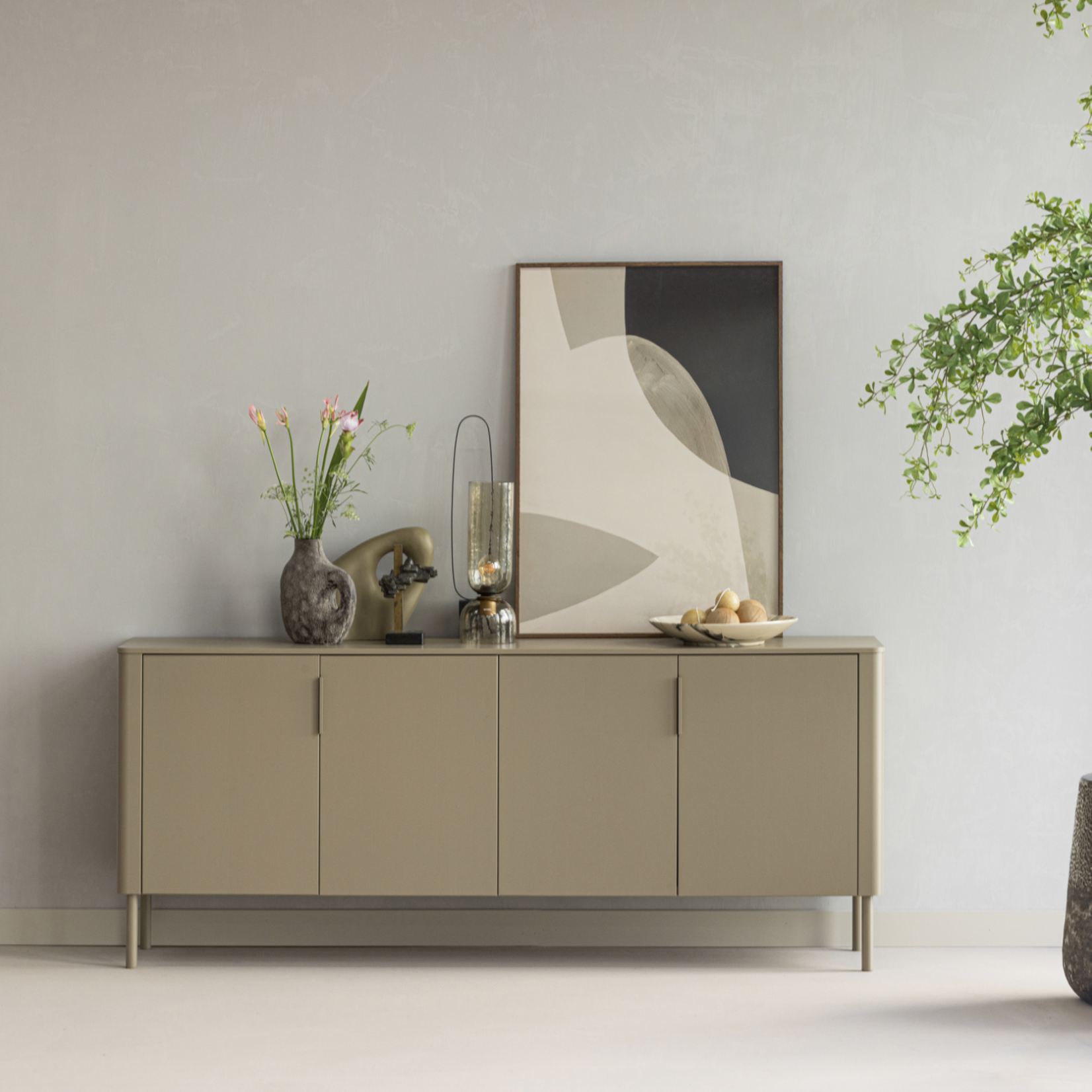 WOOOD EXCLUSIVE WOOOD - Dressoir Gunnar 200 CM Grenen modder