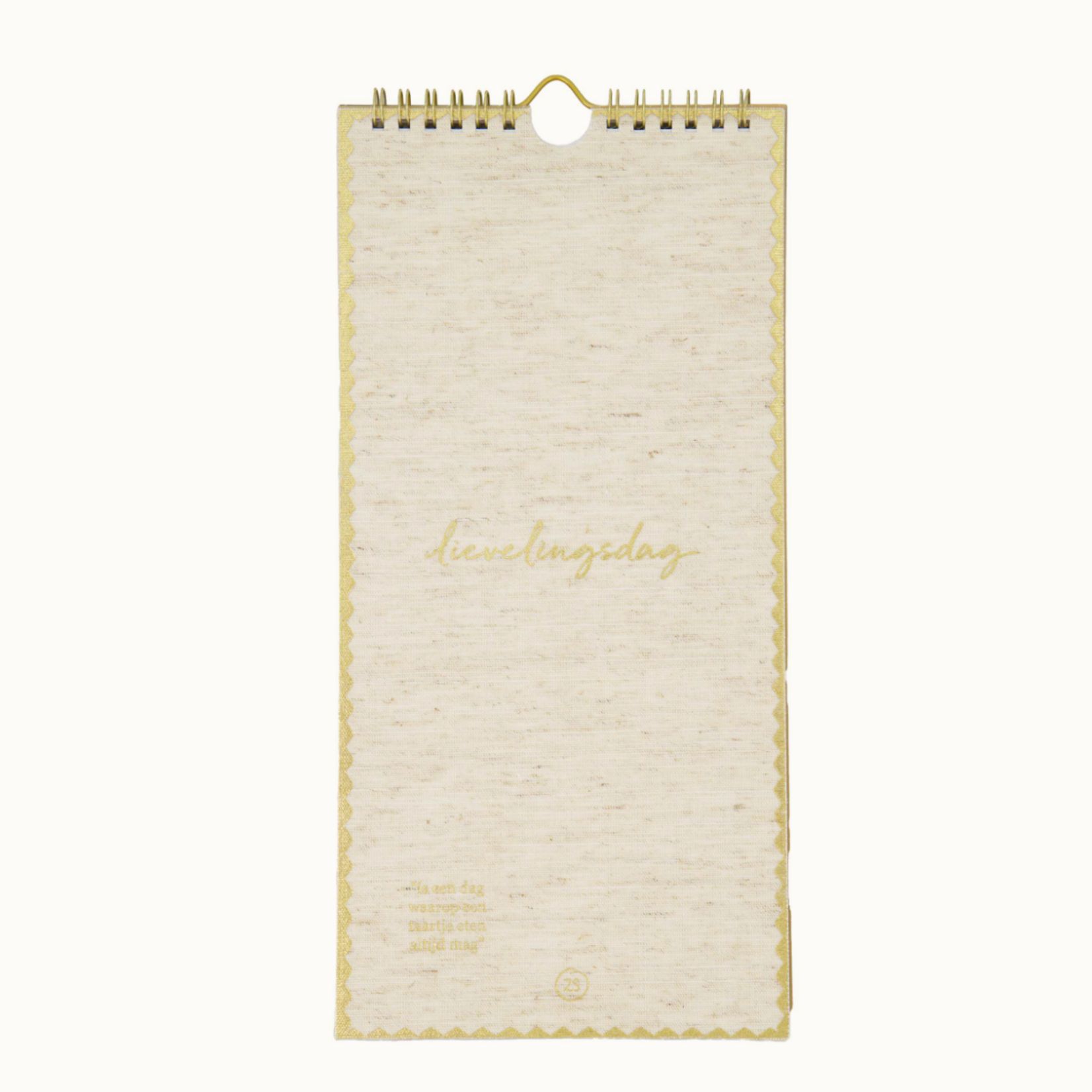 ZUSSS ZUSSS - Verjaardagskalender lievelingsdag linnen