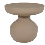 WOOOD EXCLUSIVE WOOOD  - Bijzettafel Bova metaal bruin H 40 x B 45 x D 45 cm