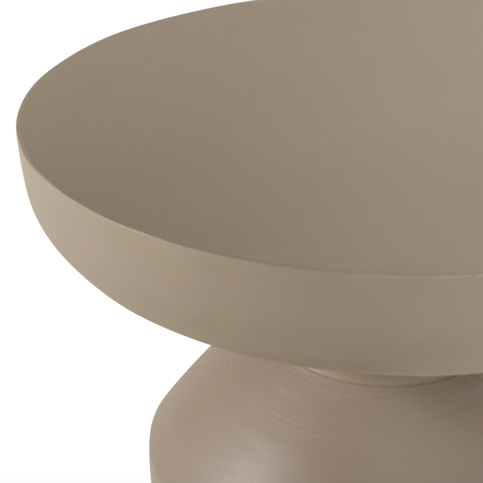WOOOD EXCLUSIVE WOOOD  - Bijzettafel Bova metaal bruin H 40 x B 45 x D 45 cm