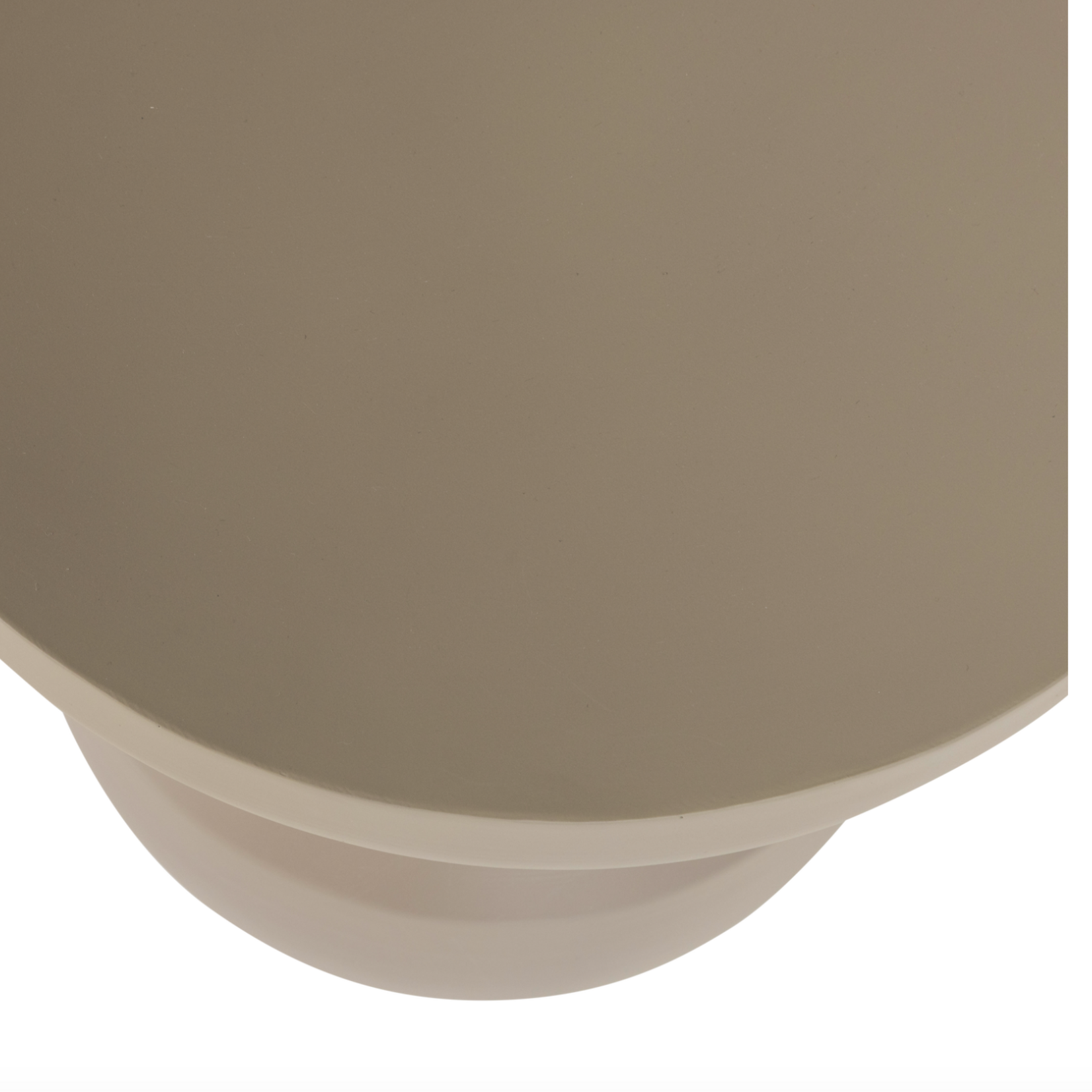 WOOOD EXCLUSIVE WOOOD  - Bijzettafel Bova metaal bruin H 40 x B 45 x D 45 cm