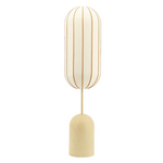 BY BOO BY-BOO - Floor lamp cocoon natural 145cm linnen en leder
