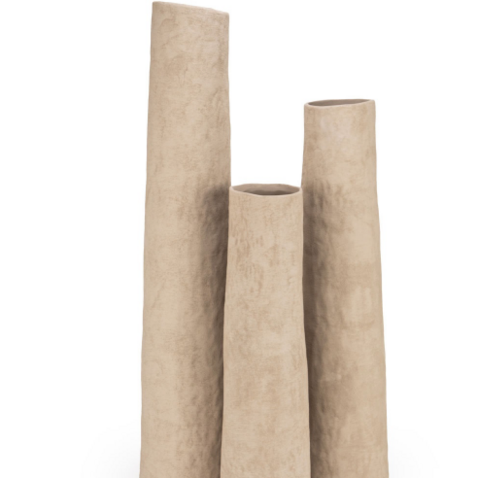 ISAA ISAA - Vaas Soave light brown  17x76 cm