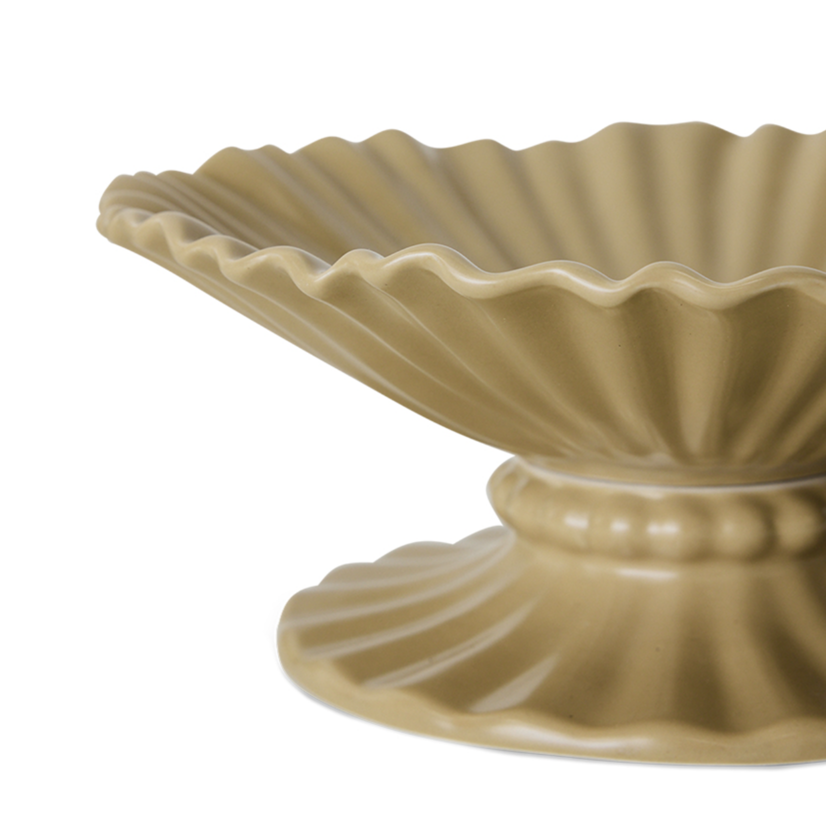 HKLIVING HKLIVING - Kom Ribble L New classics mokkabeige KNC0007