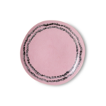 HKLIVING HKLIVING - 70's Ontbijtbord Bubble rose kst0214