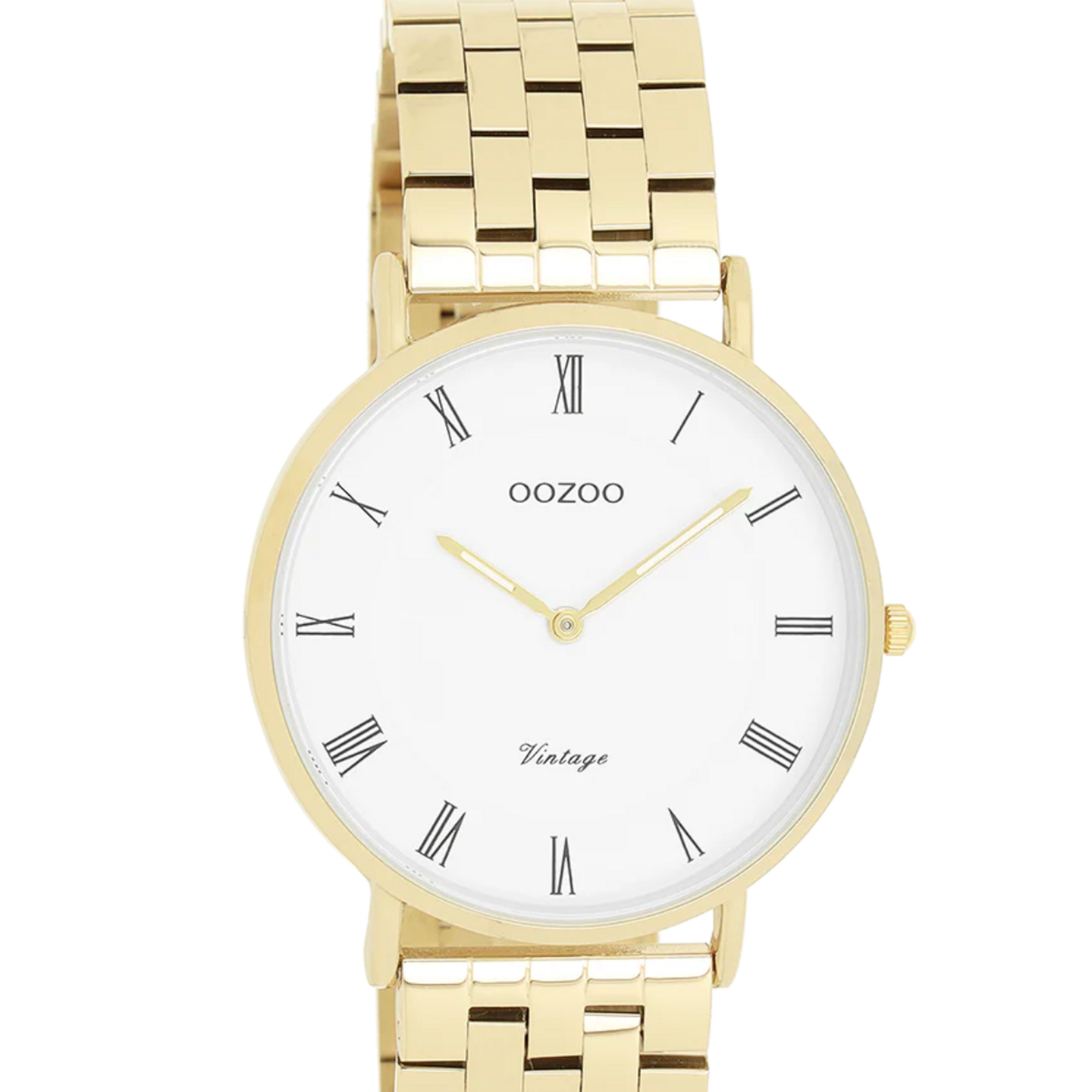OOZOO OOZOO - Horloge goudkleurigmet roestvrijstalen armband - C20369