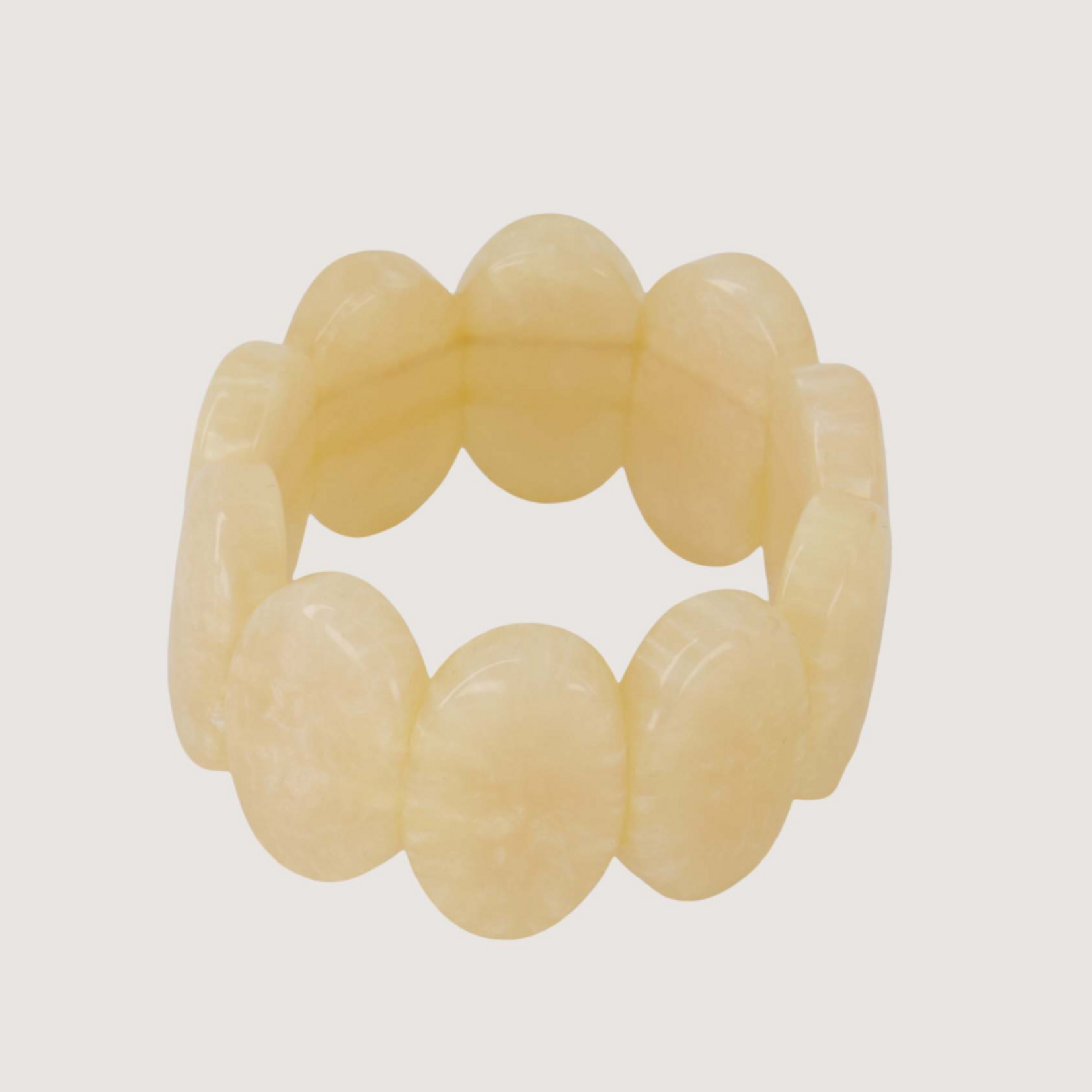 ZUSSS ZUSSS - Brede elastieken kralen armband soft kit