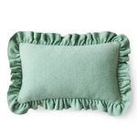 HKLIVING HKLIVING - Kussen vilt mintgroen 60x40cm met ruffles TCU0026
