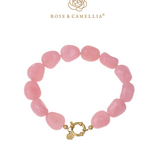 ROSE & CAMELLIA ROSE & CAMELLIA - Armband kralen zacht rose