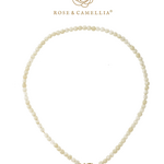 ROSE & CAMELLIA ROSE & CAMELLIA - Ketting kleine witte kralen