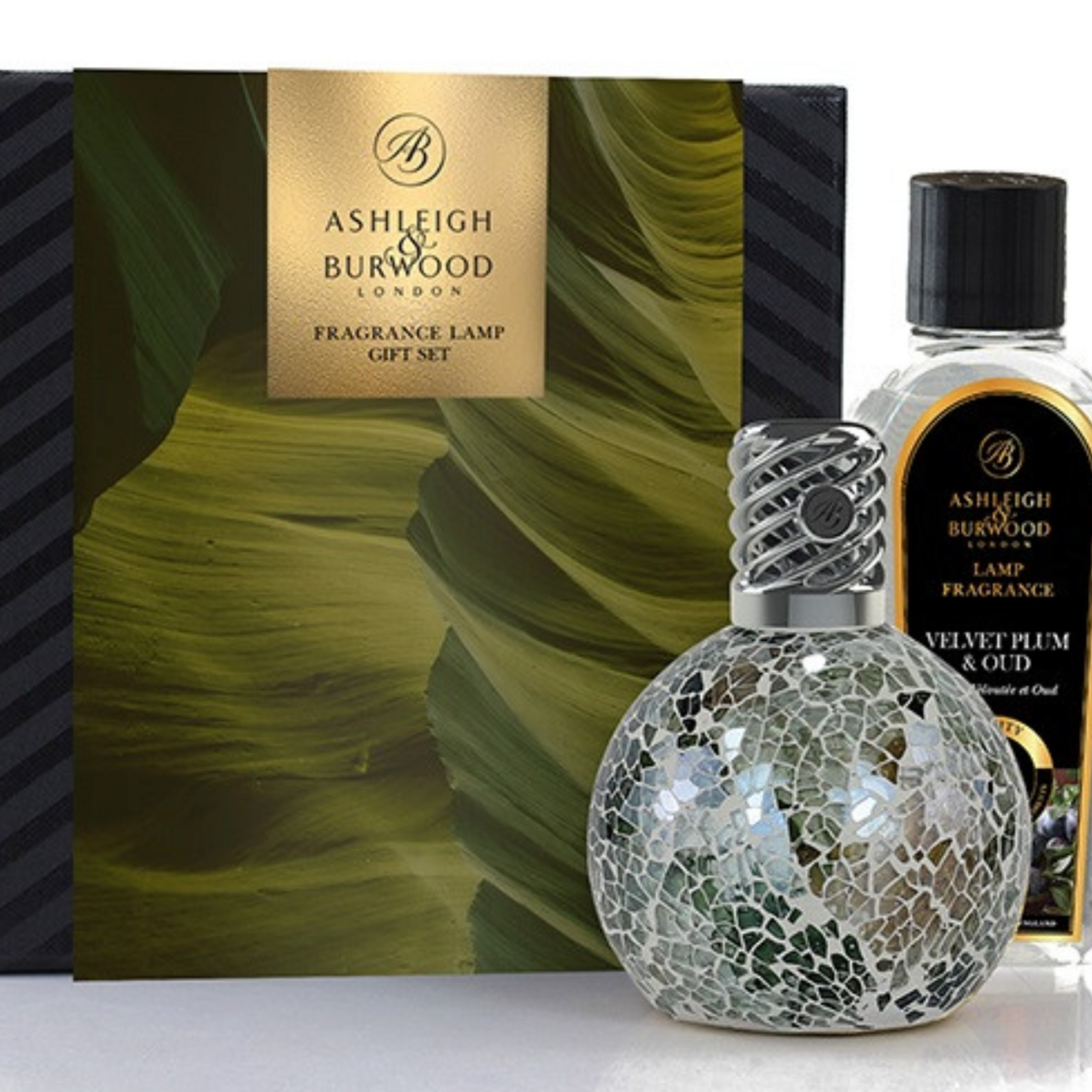 ASHLEIGH & BURWOOD ASHLEIGH & BURWOOD - Gift Set Geurlamp + Velvet Plum & Oud
