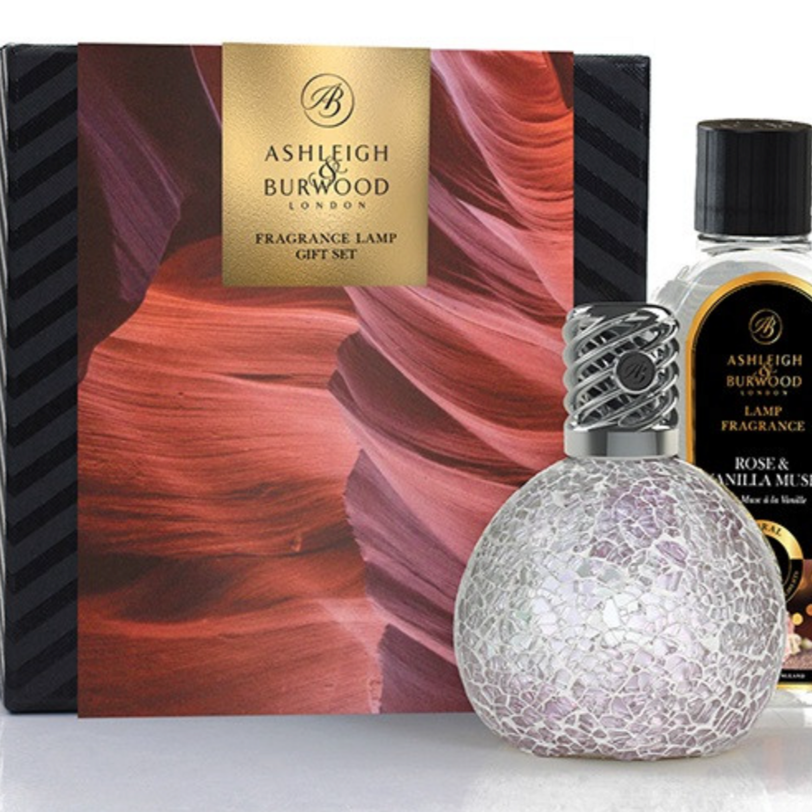 ASHLEIGH & BURWOOD ASHLEIGH & BURWOOD - Gift Set Geurlamp + Rose & Vanilla Musk
