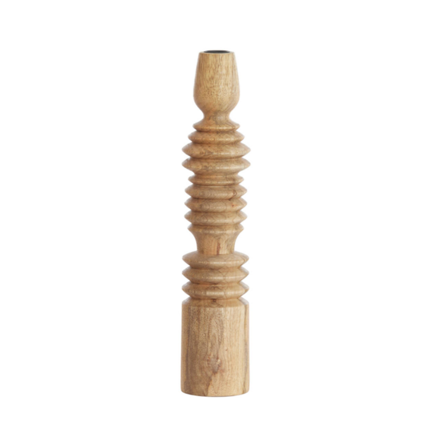 -- Kandelaar Ø7,5x36 cm hout naturel