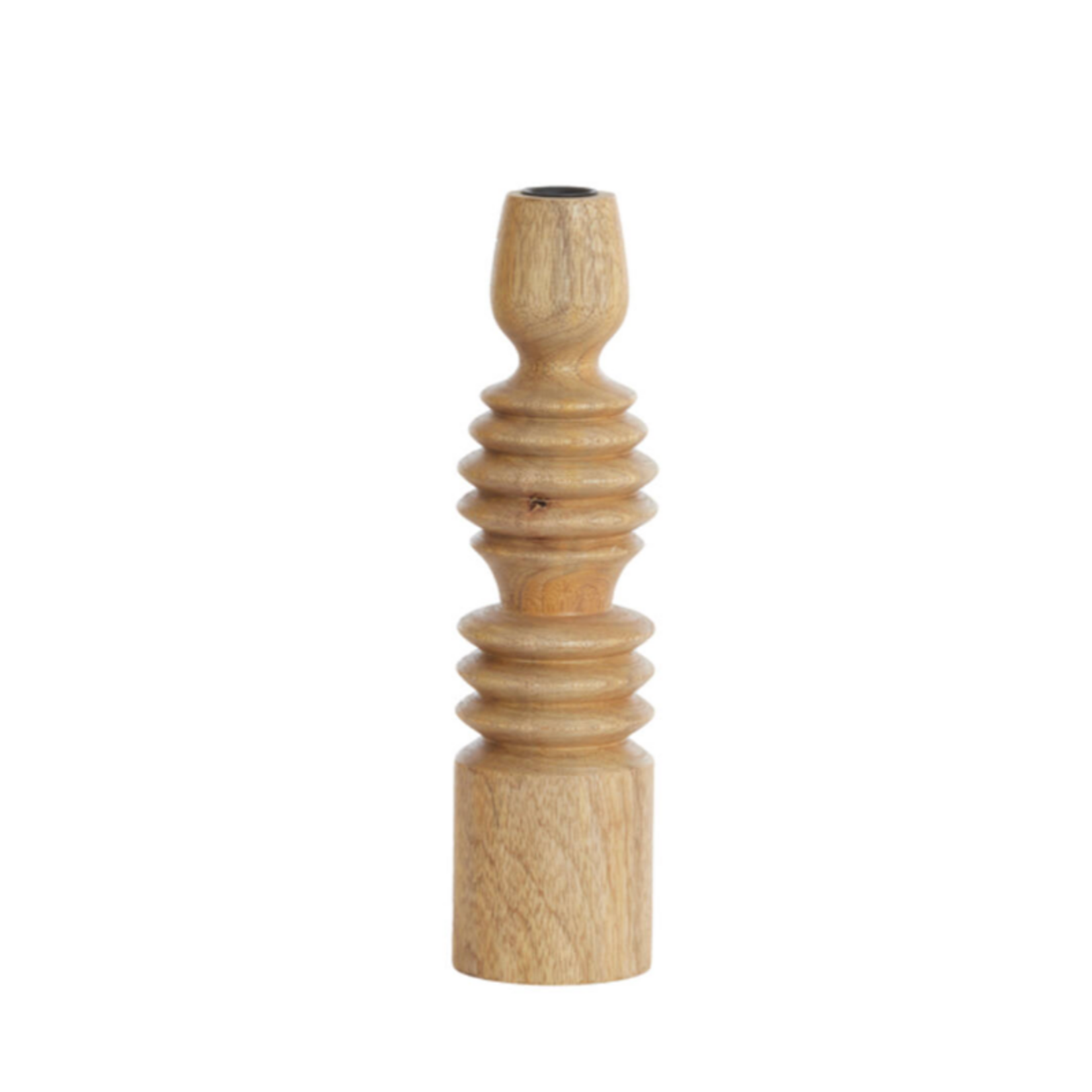 -- Kandelaar Ø7,5x28 cm  hout naturel