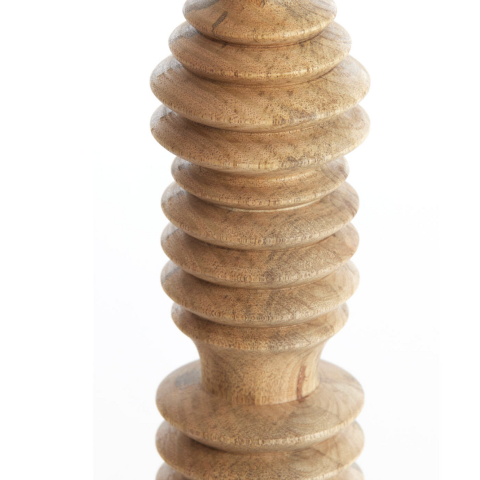 -- Kandelaar Ø7,5x28 cm  hout naturel