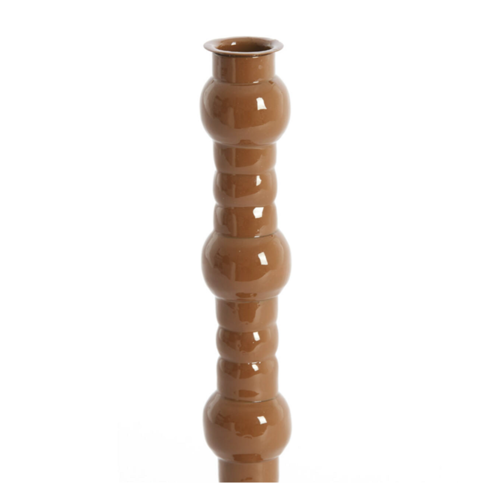 -- Kandelaar Ø10x31 cm caramel