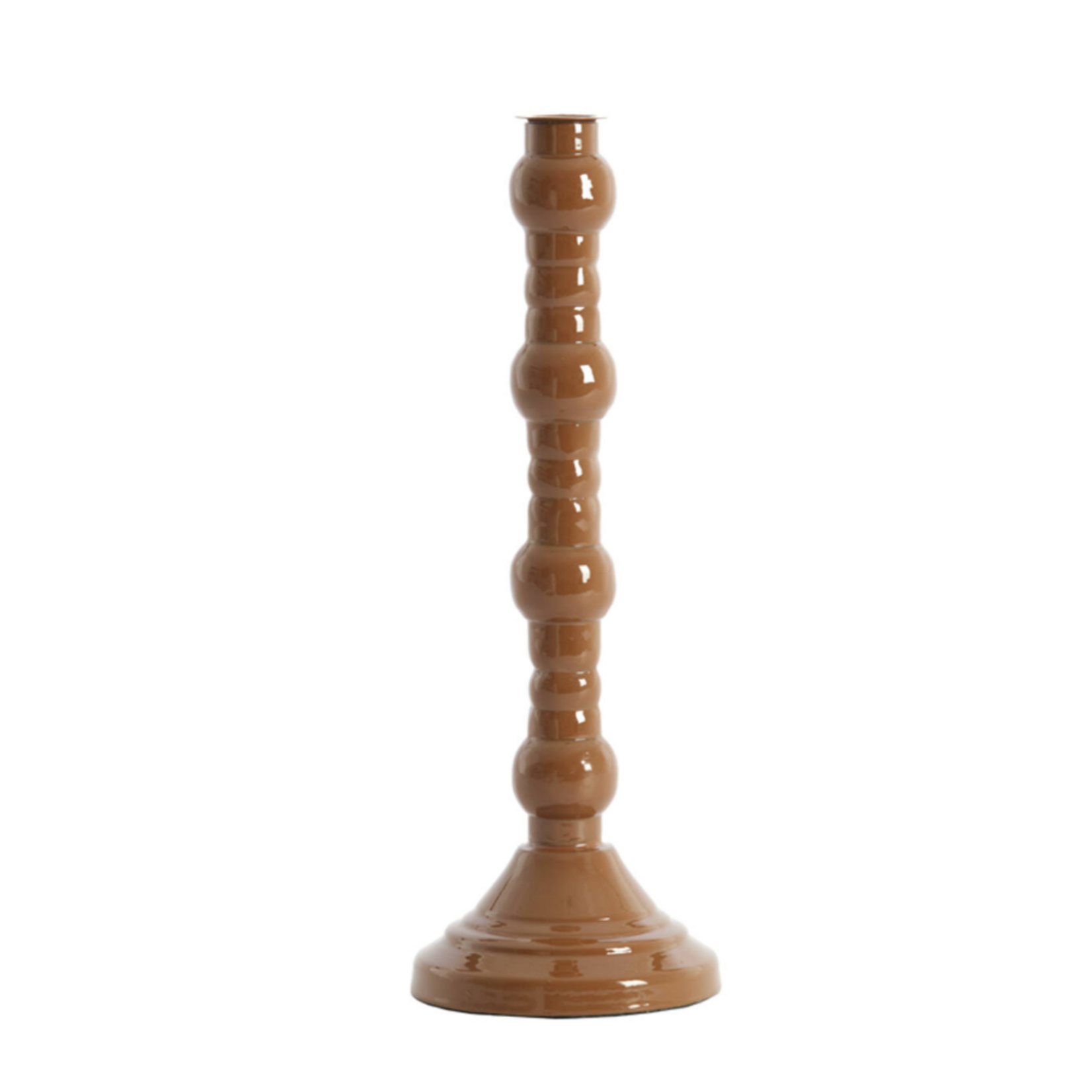 -- Kandelaar Ø10x31 cm caramel